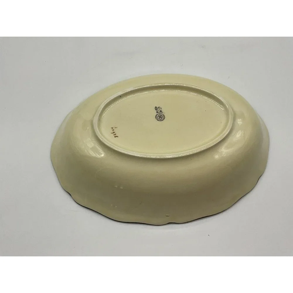 Royal Doultan Vintage Vegetable Serving Dish Deer Grazing Pattern 1927-1932